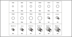 Set 534 bucăți saibe din cupru și dopuri de golire ulei MaxRom, organizator cu dimensiuni 6-20 mm pentru service auto - Img 4