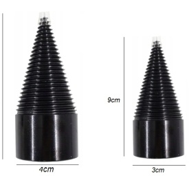 Set burghie conice pentru despicare lemn, 32 mm / 42 mm – XR11248 - Img 7