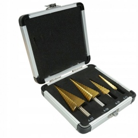 Set burghie metal conice in trepte 4-32 mm 4 bucati titan VERKE V05050 – Kraft&Dele