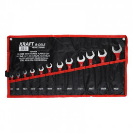 Set chei fixe combinate 12 piese 6-32 mm KraftDele KD10924 TBC - Img 2