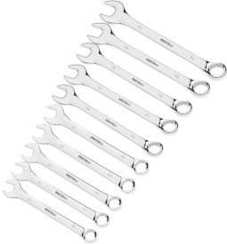 Set chei fixe și inelare KraftDele KD10999, 47 piese, gamă extinsă pentru service auto, atelier și lucrări mecanice - Img 2