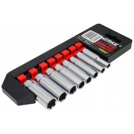 Set chei tubulare 1/4" varianta lunga 6-13mm 8 elemente VERKE V39097 – Kraft&Dele
