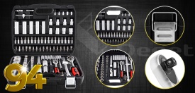 Set chei tubulare MaxRom 108 piese în valiză, pentru service auto, atelier și lucrări mecanice de precizie - Img 11
