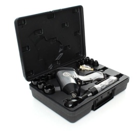 Set cheie de impact pneumatică 1/2 KraftDele KD1422 cu clichet pneumatic, tubulare CrV și valiză - Img 4