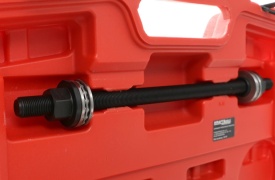 Set extractor bucșe brațe suspensie KraftDele KD10517, cu adaptoare și prese cu șurub, în valiză pentru service auto - Img 3