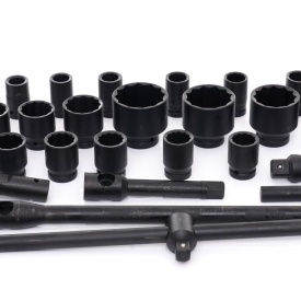 Set nasadki udare 12 colțuri 3/4 inch, 26 piese, Cr-Mo, cu valiză, KraftDele KD11759 pentru atelier și service auto - Img 10