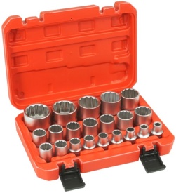 Set tubulare 12 puncte 1/2 inch 8-36 mm, 21 piese, din oțel CrV, în valiză de depozitare, MaxRom - Img 10