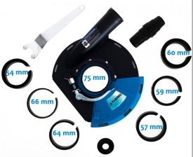 Sistem de aspirare a prafului pentru polizor unghiular 180mm TA1114 TAGRED – Kraft&Dele