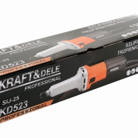 Șlefuitor drept cu tijă KraftDele KD523, 1500W, reglaj turație 0-27000 rpm, pensetă 6 mm pentru șlefuire și polizare precisă - Img 2