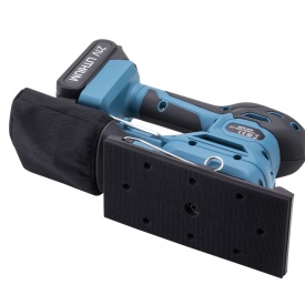 Șlefuitor excentric 3 în 1 cu acumulator 21V 3Ah KraftDele WDS2526, pentru șlefuire și lustruire lemn, metal, tencuială - Img 9