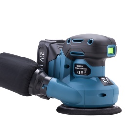 Șlefuitor excentric cu acumulator 21V 3Ah KraftDele WDS2525, disc 125 mm, cu încărcător și reglaj de viteză - Img 3