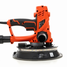 Șlefuitor pentru gips, glet și tencuieli KraftDele KD1741, 1500W, disc 225 mm, iluminare LED și sistem de aspirare praf - Img 6