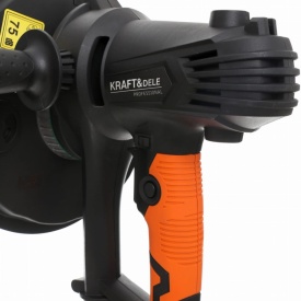 Șlefuitor pentru gips și tencuială KraftDele KD1548, 1500W, cu reglaj de turație, sac de praf și furtun pentru aspirare - Img 4