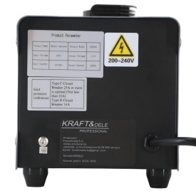 Spotter pentru tinichigerie auto KraftDele KD5992, aparat de sudură în puncte 4200 A cu cărucior și accesorii pentru repararea îndoiturilor - Img 7