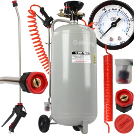 Spumator pneumatic Mar-Pol 50L M80599 pentru spumă activă, cu lance, furtun 9 m, manometru și reglaj densitate