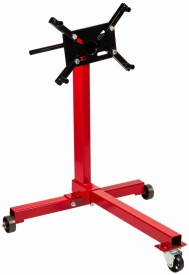 Stand motor și cutie de viteze KraftDele KD1360, 400 kg, cap rotativ 360°, pliabil, cu roți metalice - Img 2