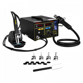 Statie de lipit cu aer cald 4 in 1 75+550 W 480C S-LS-16 Basic Stamos 10021026 - Img 1