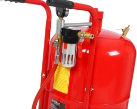 Statie de sablare profesionala cu nisip mobila 80L 400–700 l/min MXK5855 - Img 6
