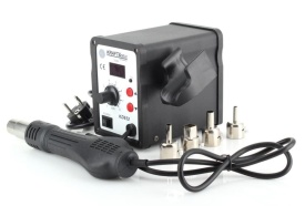 Stație de sudură pentru plastic 2 în 1 KraftDele KD852, 700W, reglaj temperatură 100-450°C, 4 duze incluse - Img 2