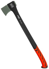 Topor universal MaxRom 1500 g, 70 cm, cu cap din oțel carbon și mâner din fibră de sticlă, pentru tăiere și despicare lemn - Img 2