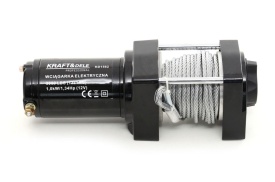 Troliu electric auto 12V KraftDele KD1562, 3000 lbs / 1361 kg, cu telecomandă fără fir și cablu din oțel 13,5 m - Img 7