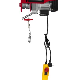 Troliu electric KraftDele KD2190, 230V, 650W, capacitate 150/300 kg, cu telecomandă și înălțime de ridicare până la 12 m