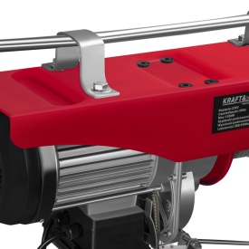 Troliu electric KraftDele KD2192 230V 1350W, capacitate ridicare 500/1000 kg, cu telecomandă și cablu de oțel - Img 6