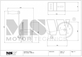 Troliu Manual 450 kg / 1.000 LBS lungime 10m 4mm PROPULLATOR 1000-MH – Kraft&Dele