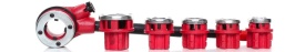 Trusă manuală de filetat țevi KraftDele KD332, 6 capete 1/4"-1 1/4", cu clichet și valiză de transport - Img 12