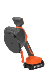 Ventuză vibratoare cu acumulator KraftDele KD11966, 130 mm, 21V, cu 2 baterii și valiză pentru manipulare și poziționare precisă