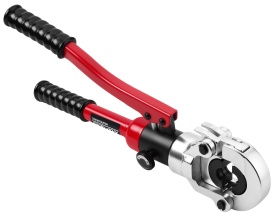 Zaciskarka hidraulică manuală pentru țevi PEX 12T 16-32 mm KraftDele KD5678, cu 11 seturi de bacuri - Img 7