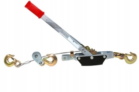 ⚙️ Troliu manual 4 tone cu cablu – două trepte de viteză, lungime 2,5 m – model MXM80741 – Kraft&Dele