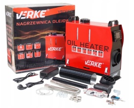🔥 Încălzitor de ulei 9 kW 230V/12V cu cameră de ardere închisă – model V80063 Verke – Kraft&Dele