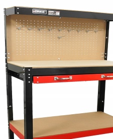 🧰 Banc de lucru cu sertar și panou de agățare – 120x60x150 cm, model VX83270 – Kraft&Dele