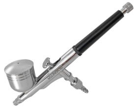 Aerograf de precizie VERKE AB-130, pistol pentru vopsire fină și retușuri, duză 0,3 mm, rezervor 7 ml - Img 10