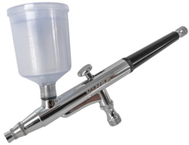 Aerograf de precizie VERKE PREMIUM LINE AB-131, pistol pneumatic pentru vopsire fină, retuș, modelism și detalii - Img 11