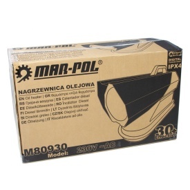 Aerotermă cu motorină Mar-Pol OCTAGON M80930, 30 kW, debit aer 550 m³/h, rezervor 12 L, cu termostat - Img 11