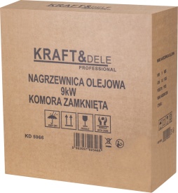 Aerotermă diesel staționară KraftDele 9 kW KD5966 cu panou LCD, telecomandă și evacuare direcționată pentru garaj și atelier - Img 12