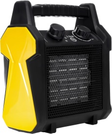 Aerotermă electrică KraftDele KD11740, 2,5 kW, cu ventilare și reglaj de putere, pentru încălzire rapidă în garaj, atelier sau casă