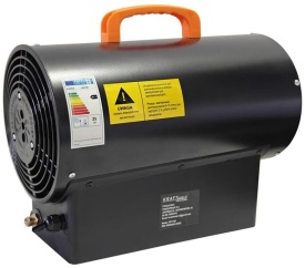 Aerotermă pe gaz KraftDele KD11700 25 kW cu termostat digital și reductor, pentru încălzire rapidă în atelier, garaj sau șantier - Img 5