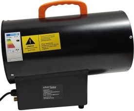 Aerotermă pe gaz LPG 20 kW KraftDele KD11703 pentru încălzire rapidă în atelier, depozit și șantier - Img 3