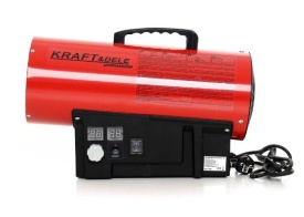 Aerotermă pe gaz LPG 25 kW KraftDele KD11705 cu termostat și afișaj digital, pentru încălzire rapidă în spații ventilate - Img 2