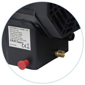 Aerotermă pe gaz LPG 25 kW KraftDele KD11734 cu reductor și furtun, pentru atelier, garaj, hală și spații gospodărești - Img 12