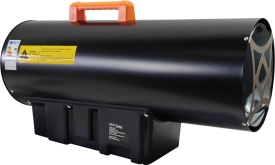Aerotermă pe gaz LPG 60 kW cu termostat și afișaj KraftDele KD11702 pentru hale, ateliere și spații de lucru mari - Img 3