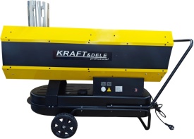 Aerotermă pe motorină KraftDele 65 kW cu termostat digital și evacuare fum, model KD11717 - Img 9