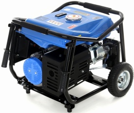 Agregat de curent monofazat KraftDele KD142, 3000 W, 230 V și 12 V, motor 4 timpi, cu roți transport - Img 4