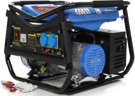 Agregat de curent monofazat pe benzină KraftDele KD141, 3000W, 230V/12V, motor 4 timpi OHV, pentru casă, șantier și camping