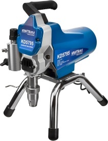 Agregat de vopsire hidrodinamic KraftDele KD5795, 1500W, debit 2,3 l/min, pentru pereți, tavane, fațade și structuri - Img 4