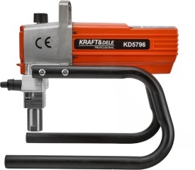 Agregat de vopsire hidrodinamic KraftDele KD5796, 1500W, debit 2,5 l/min, cu accesorii pentru pereți, tavane și fațade - Img 7