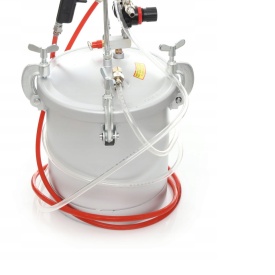 Agregat de vopsire pneumatic 10L KraftDele KD5793 cu pistol de pulverizare 2,0 mm și regulator de presiune - Img 11